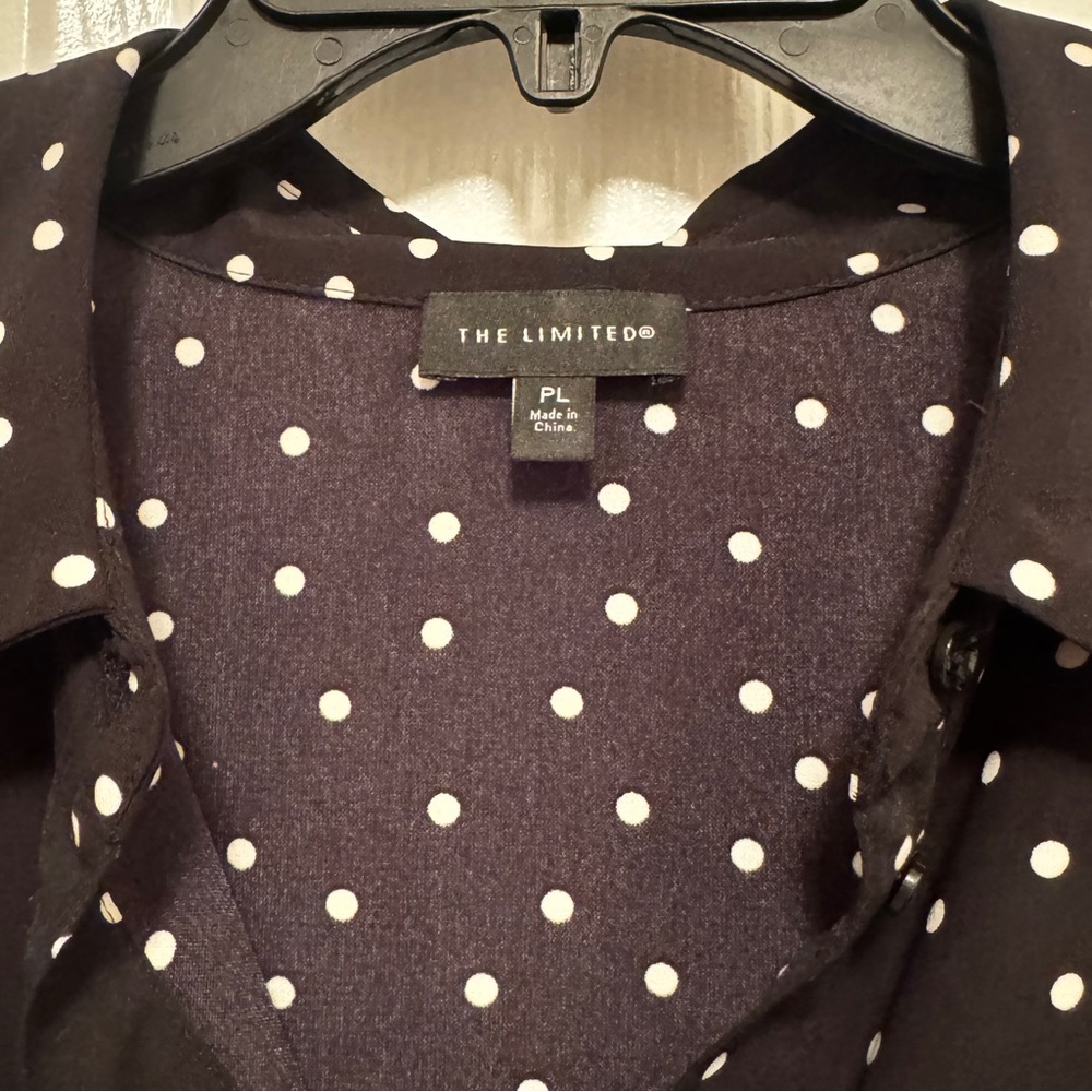 The Limited | Women’s Petite Black and White Polka Dot Dress Size PL - Picture 5 of 8
